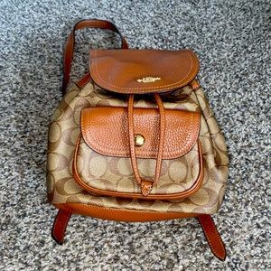 Small Coach Backpack